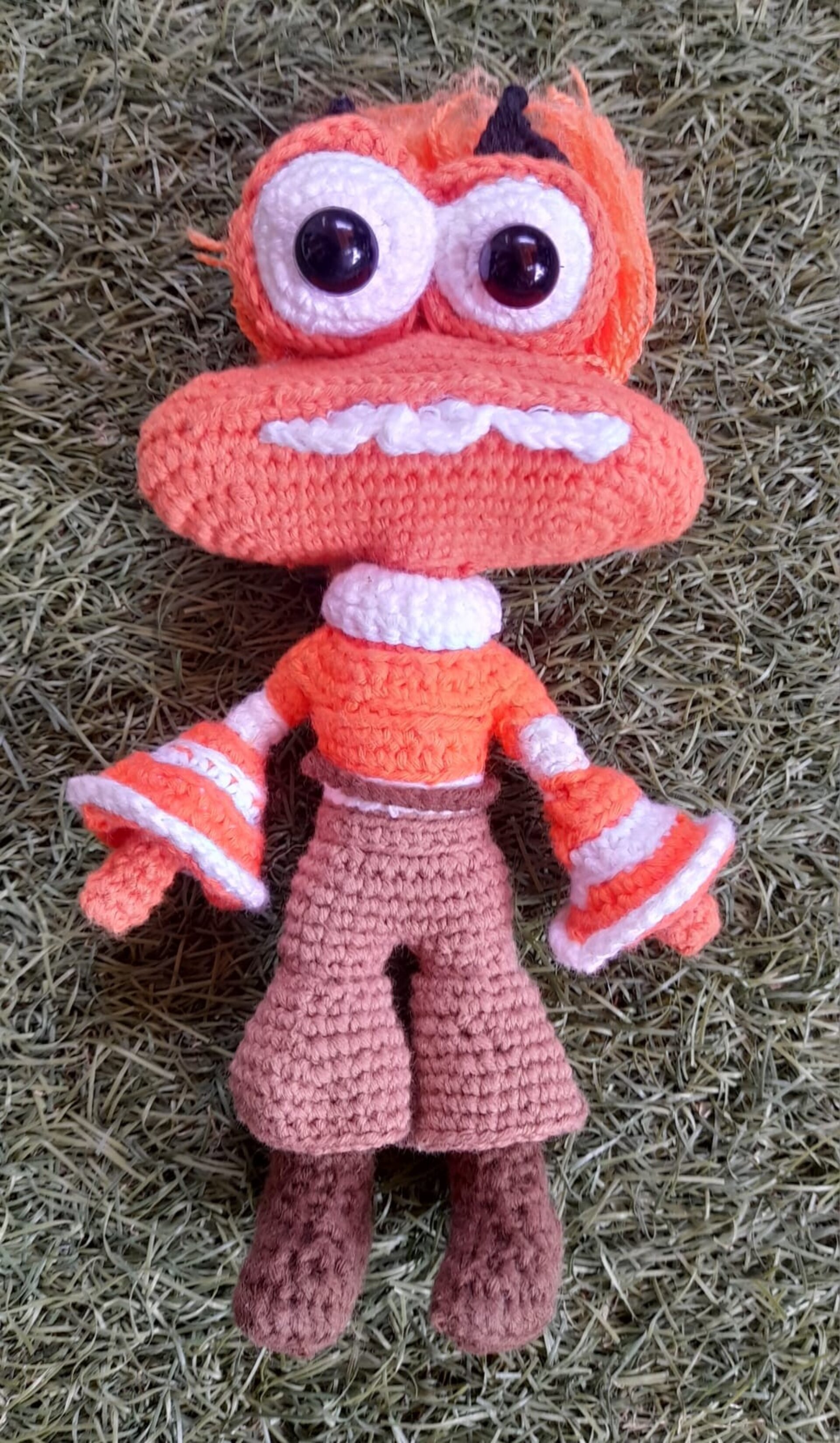 amigurumi ,Personaje película Inside2-Ansiedad - 2