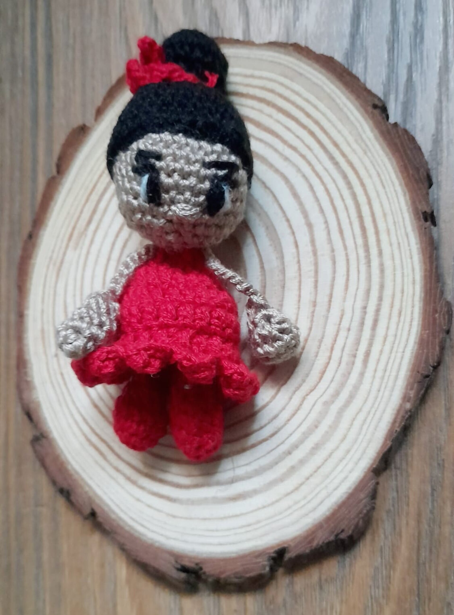 Bambolina llavero amigurumi,regalos personalizados,cumpleaños.Oferta en más de 5 - 3